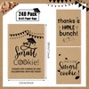 240 Pcs Graduation Party Favor Bags Bulk Graduation Cookie Kraft