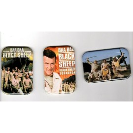 Unbranded BLACK SHEEP SQUADON   3 REFRIGERATOR MAGNET  2" X 3"  WITH ROUNDED CORNER