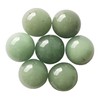 Manekieko 7-Piece Natural Green Aventurine Crystal Ball Set, 20 mm