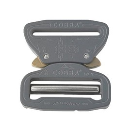 COBRA BUCKLE AustriAlpin 7075 Aluminum Quick Release Adjustable Wolf Grey (1" 25MM)