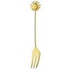 Takakuwa Metal Rubber Cast Sun Hime Fork Gold 003594