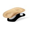 Orthotic leather insoles with longitudinal and transverse arch support, Kaps
