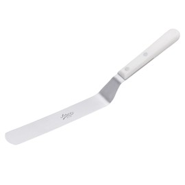 Ateco Offset Spatula with 9.75-Inch Stainless Steel Blade, Plastic Handle, Dishwasher Safe