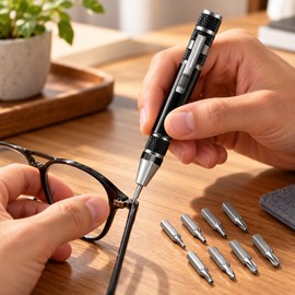 8-in-1 Mini Screwdriver Set – Magnetic Pen-Style Precision Repair Tool for Electronics, Household Repairs, and DIY Projects