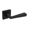 Decoranddecor Helix Square Door Handles – Aluminium Matt Black Internal