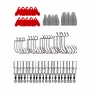 257PCS Fishing Lure Set Metal ABS Corrosion Resistance Anti Winding