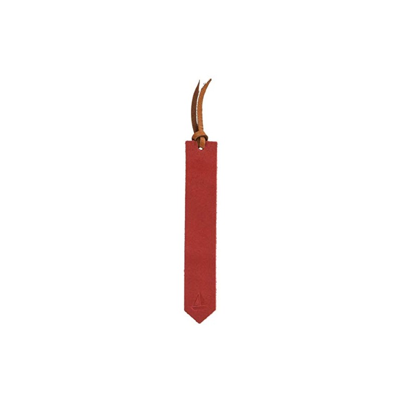 Gulfstream Bookmark Bookmarker, Genuine Leather, Red, RZ-BM-02