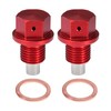 A ABSOPRO 2 Set Oil Drain Screw Aluminium M12 x