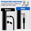 Togconn 90 Degree BNC Coaxial Adapter 6 Pack, Right Angle