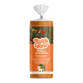 Roll & Grow Wildflower Garden Blanket, Pollinator Mix, 1' x 10', 10 sq ft