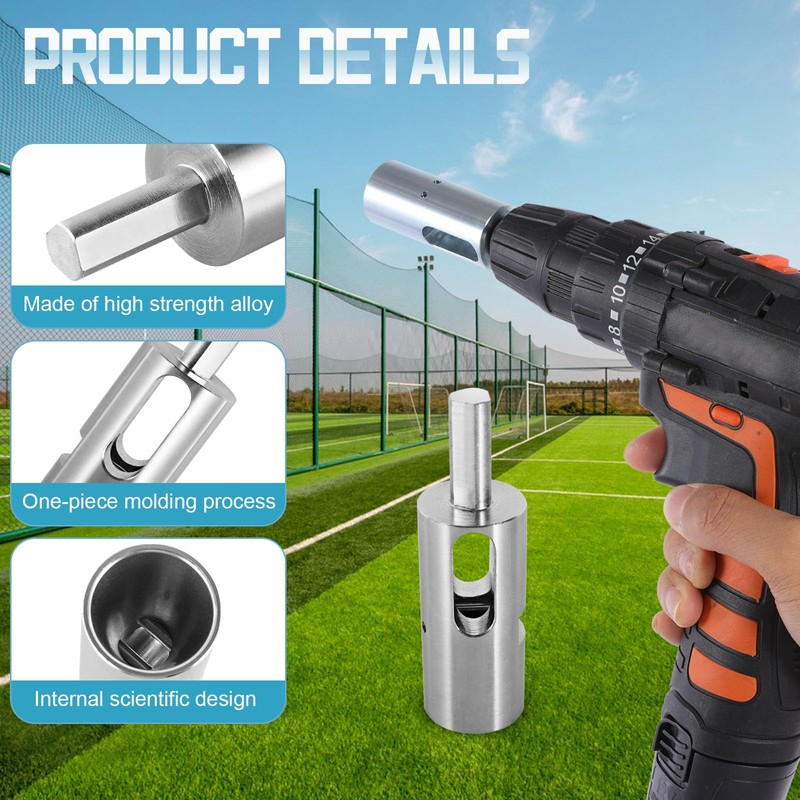 Methuker EZ Twist Ties Tool Compatible with 9 Gauge Drill