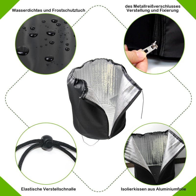 AEESRRU Thermal Pot Protector for Plants, Potted Plants, Protective Bag,