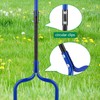 YOWPSY Spike Tine Fork Lawn Aerator - Four 5.2'' Stainless