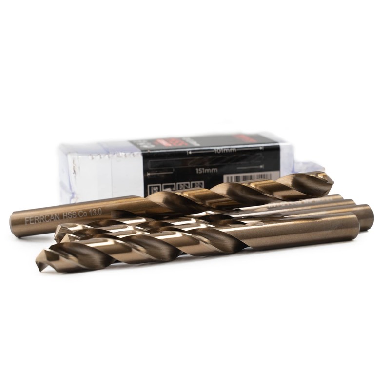 Ferrcan HSS Metal Drill Bit DIN338 M35 5% Cobalt 7-13