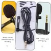 Mipcase Clip On Lavalier Microphone Set for Smartphones Omnidirectional Condenser