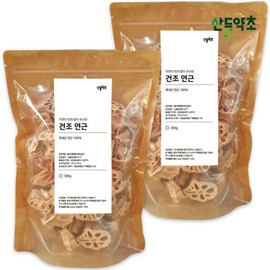 Domestic dried lotus root 300gx2 pack / 국내산 건조 연근 300gx2팩