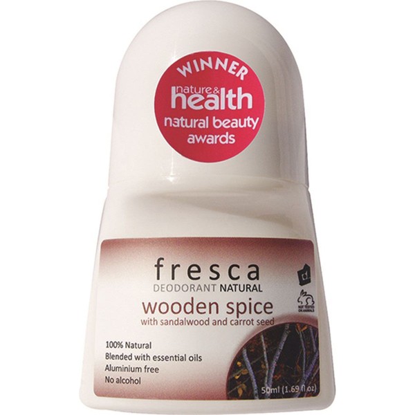Fresca Natural Wooden Spice Roll-on Deodorant 50ml