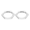 sourcing map G1 Pipe Fitting Hex Thin Lock Nut, Locknut