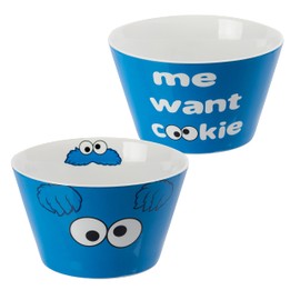 Sesamstraße "me want cookie". 2D Müslischale