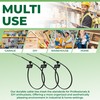 Marker & Labelling Cable Ties - Black & White, Strong