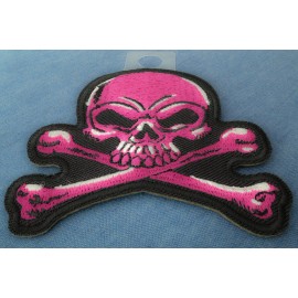 Ivamis Pink Skull Patch - 3x3 inch - P6358
