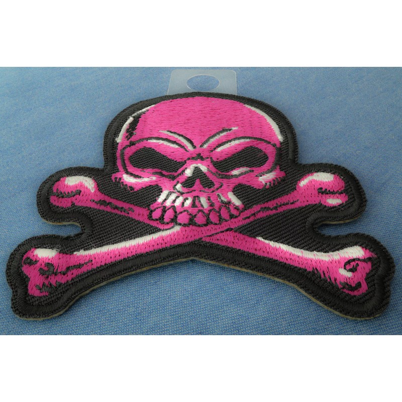 Ivamis Pink Skull Patch - 3x3 inch - P6358