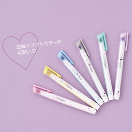 Sun-Star Pen and Marker Ninipie, 6 Colors Set