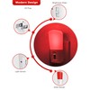 LOHAS Red Night Light Plug in, Dimmable Light LED Night