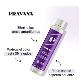 Shampoo Matizador Morado Pravana Perfect Blonde para Cabello Rubio y Decolorados 300ml