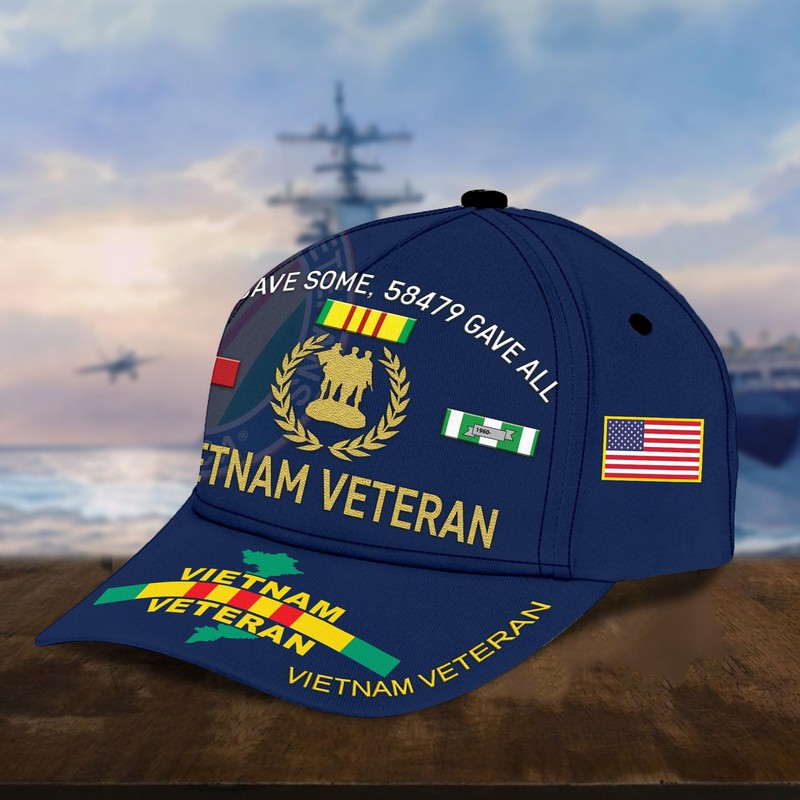 Vietnam Veteran Hats for Men All Gave Some Veterans Cap