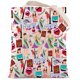 LEVLO Jenna Rink Tote Bag Jenna & Matt Fans Gift Jenna Rink Razzles Shoulder Bag Lucy & Jenna Merchandise For Movie Fans, Razzles Tote