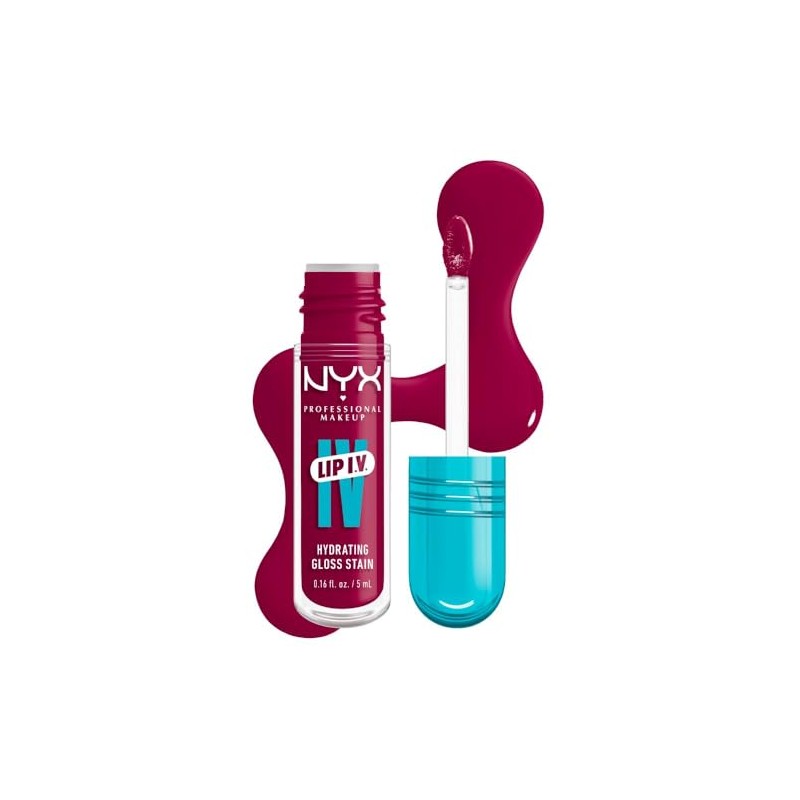 NYX Professional Makeup, Lip IV Tinta para Labios Hidratante con