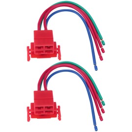 VGOL 2pcs 12V 4 Pin Starter Solenoid Valve Relay Plug Harness Plug Wire Length 14cm Compatible with Honda CBR 600 900 929 954 1000 1100XX 1000F