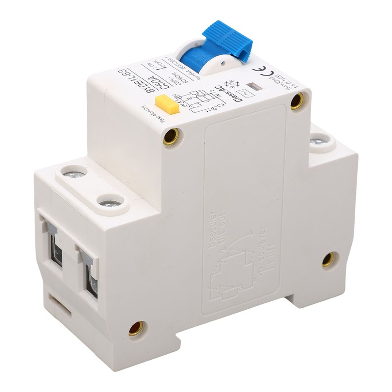 Circuit Breaker 1P+N 50A 230V AC MCB Leakage Protection Switch