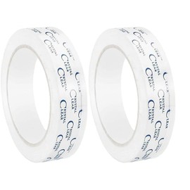 Golden Leaf Uline Crystal Clear Transparent Tape, Fits 3" Core (S-3274) size:3/4" x 2,592" (72 yds) (2)