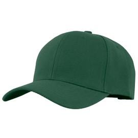 Gelante Plain Blank Baseball Caps Adjustable Back Strap Wholesale LOT 12 Pack- 001-Hunter Green
