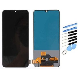 YQZ OPPO Reno A Repair Replacement Front Panel LCD Touch Panel LCD Panel with Windshield Digitizer Repair Tool Kit (Black)