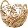 Daikai Talk Towc Petal Storage Basket Basket Washable Round S