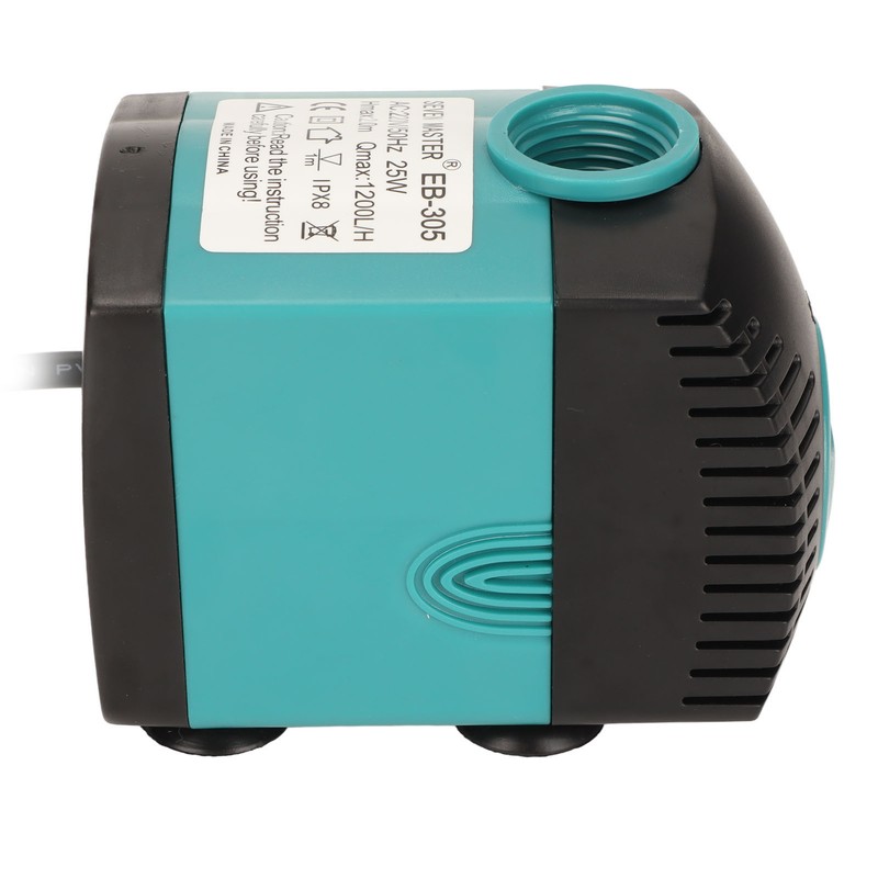 Submersible Water Pump 25W Durable Outdoor Fountain Water Pump for