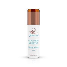 JIVALA JIVALA Hyaluronic Booster Serum - 30 ml Anti-Aging Lifting Gel, Intensive Moisture & Instant Lifting, Anti-Wrinkle & Eye Bags, For Face, Cleavage & Neck, Paraben & Cruelty Free