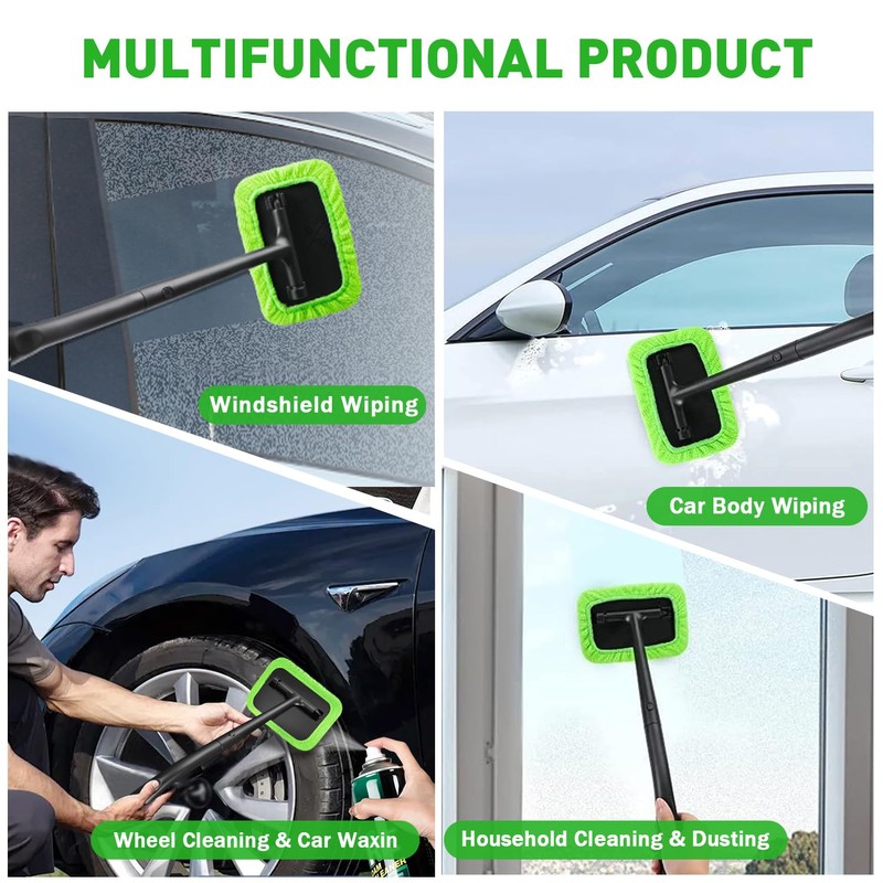 XINDELL Grip 22” Microfiber Car Window Cleaning Tool – Dash