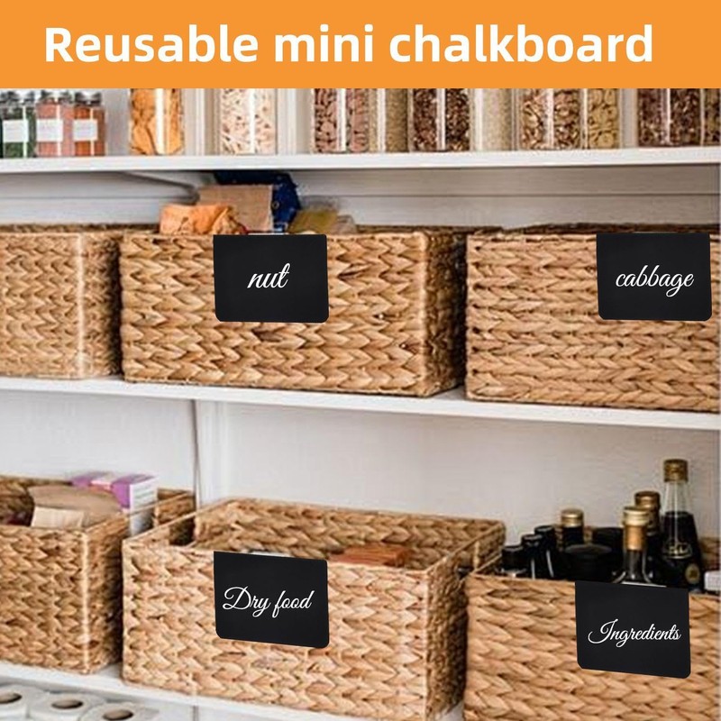 10-Piece L-Shaped Labels, Pantry Labels, Labels for Storage Boxes, Attachable