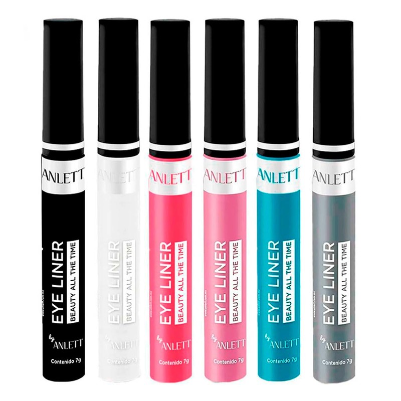 Kit delineador Anlett con 6 piezas #2 multicolor cont. Por