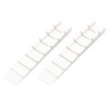 Faderr 20pcs Furniture Alignment Leveller Wedges, Adjustable With Breakaway Points