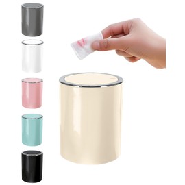 KW "Clappe 1.7Ltr Counter Top Waste Bin/Mini Swing Bin/Compost Bin (Cream)
