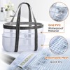 ELCUPA Large Mesh Shower Caddy – Portable ShowerTote with Waterproof