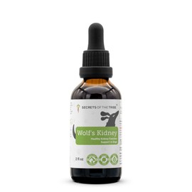 Secrets of the Tribe Wolf's Kidney | Natural Herbal Dietary Supplement | Healthy Kidney Function Support in Dogs | Alcohol-Free Extract, Dandelion Root, Calendula, Linden, Chamomile, Fennel 2 oz