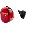 SIGMA SPORT Nugget II Fahrradbeleuchtung, Rot, One Size & Fischer