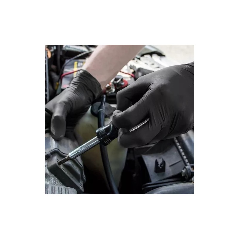 Gauntes Negros Guantes Negros Para Mecánico Reparacion ( 200 Pz