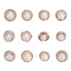 nbeads Pack of 96 Sewing in Faux Imitation Pearl Buttons,